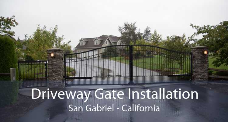 Driveway Gate Installation San Gabriel - California